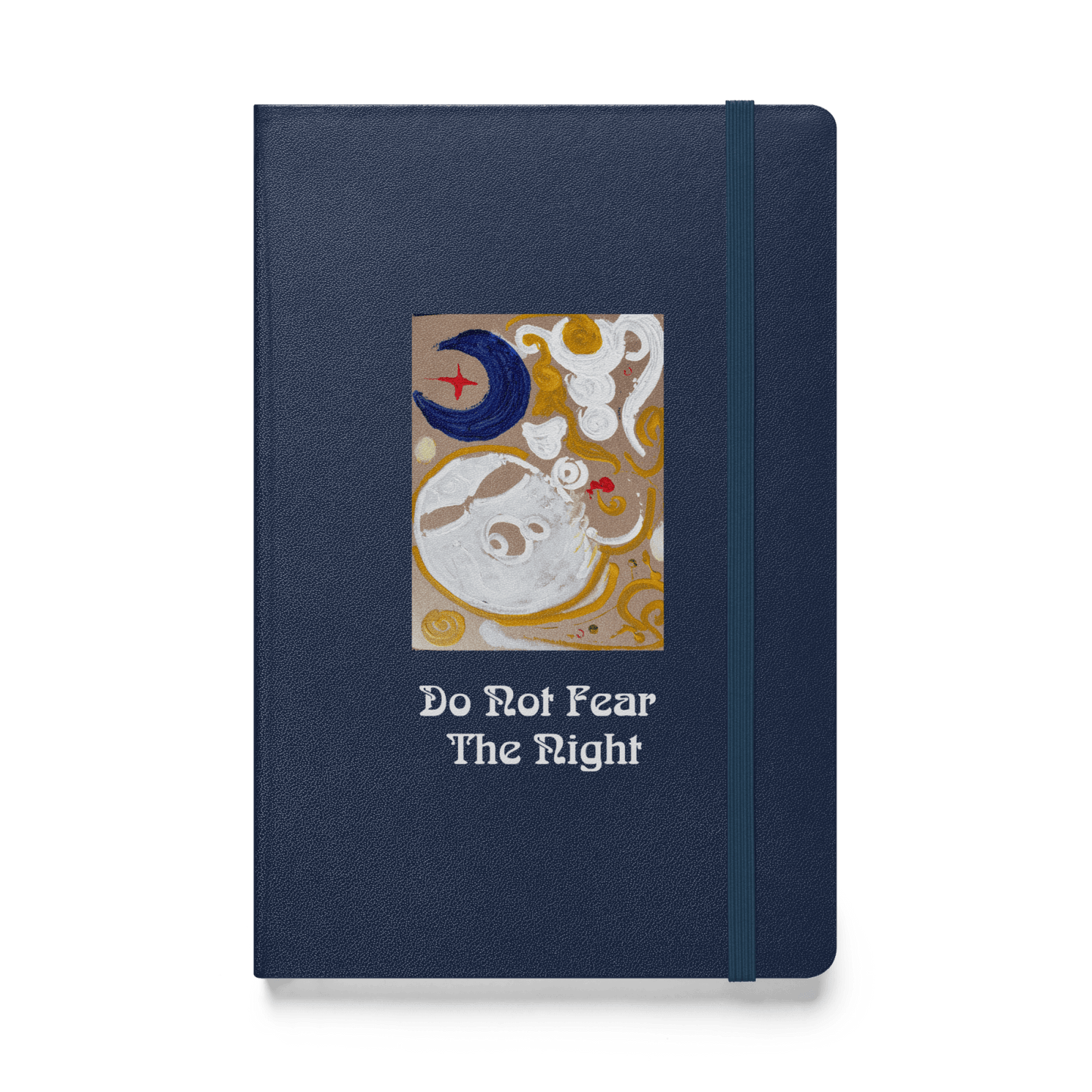 Hardcover Journal: Do Not Fear The Night - Death World LLC - Navy