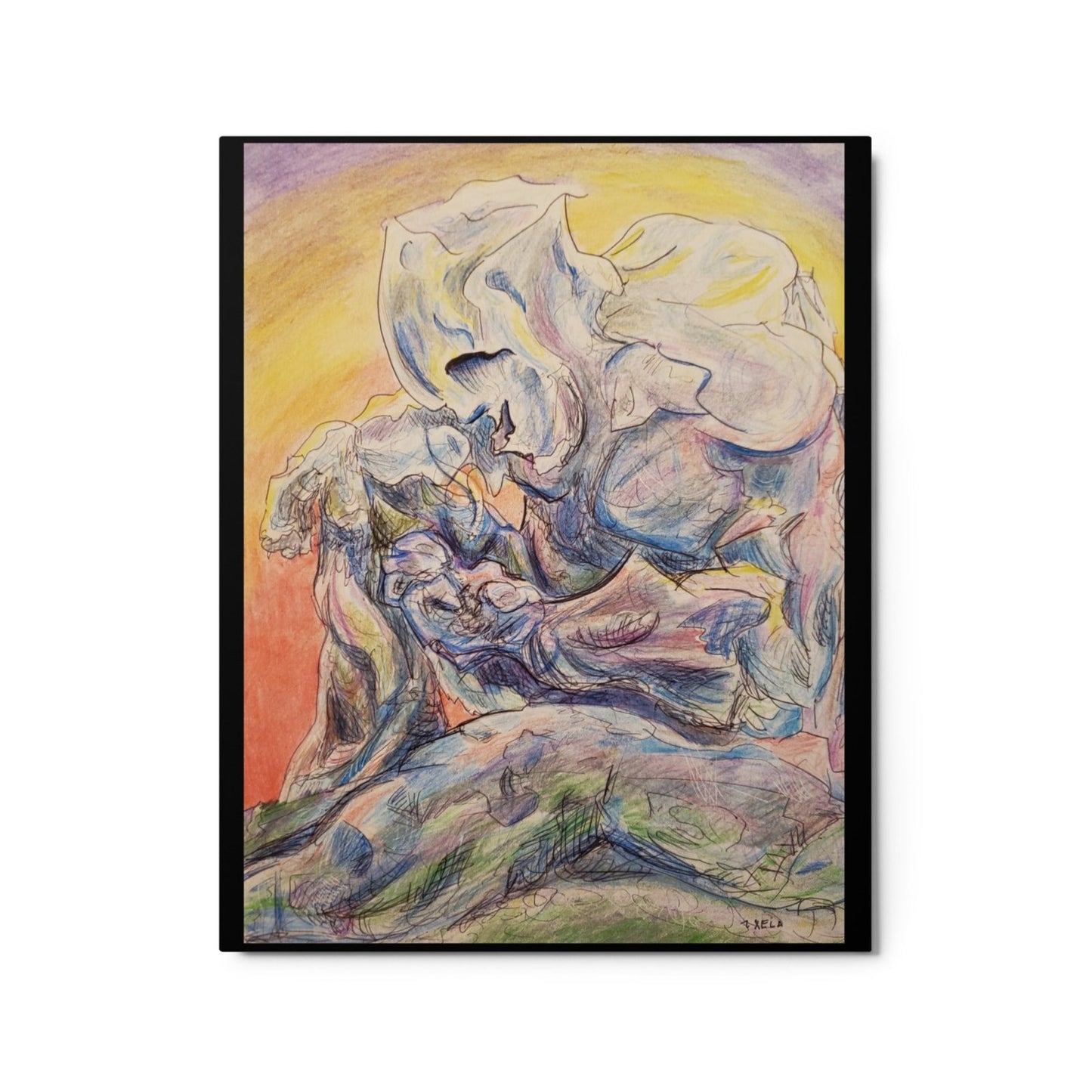 Metal Print: First Snow of Winter, Ice Giant - Death World LLC - 8″×10″