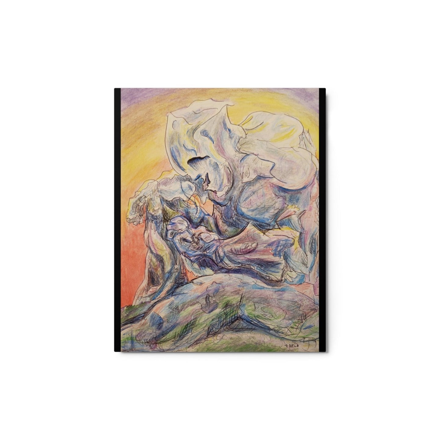 Metal Print: First Snow of Winter, Ice Giant - Death World LLC - 16″×20″
