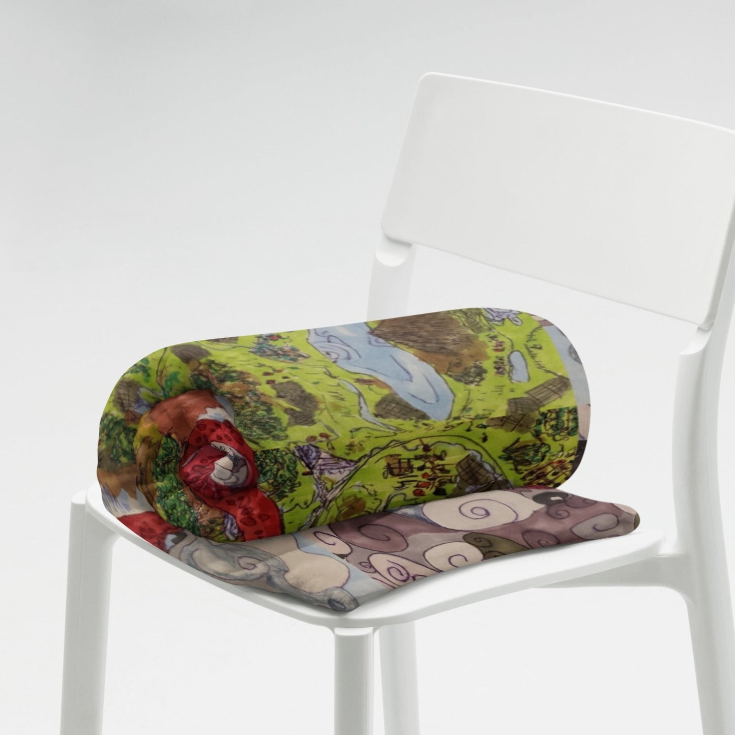 Sleeping Dragon Throw Blanket - Death World LLC -