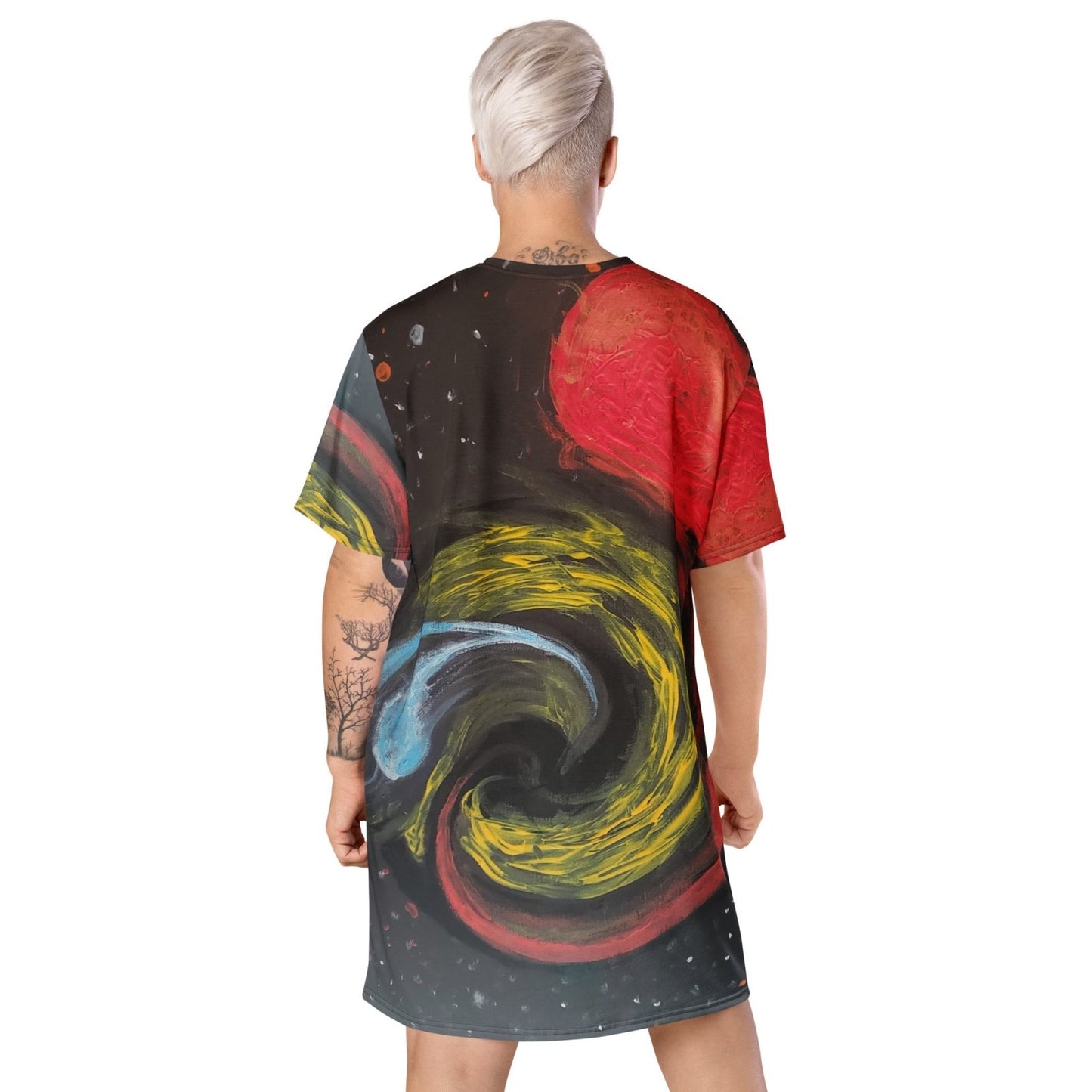 A Blackhole T-shirt Dress - Death World LLC - 2XS