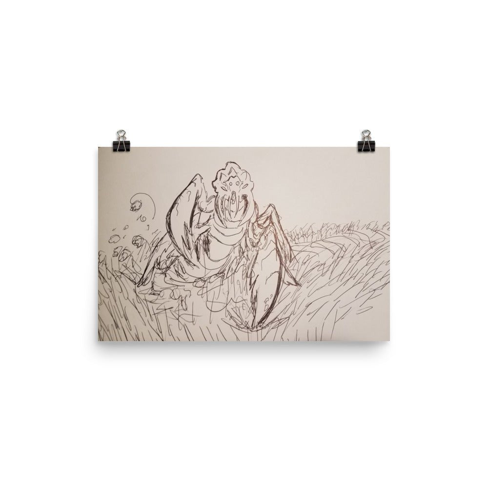 Chuul Raid Poster - Death World LLC - 12″×18″