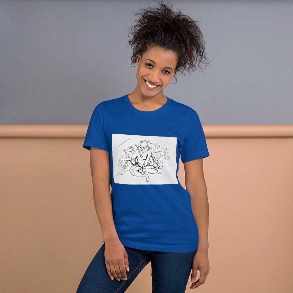 Procrastination Unisex t-shirt - Death World LLC - True Royal