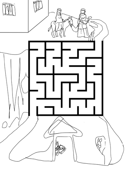 Printable: Nativity Activity Pages