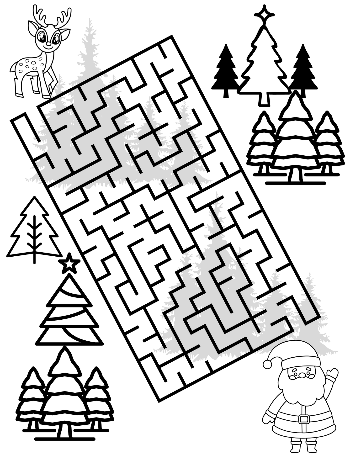 Printable: A Christmas Holiday Activity Book