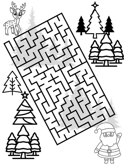 Printable: A Christmas Holiday Activity Book