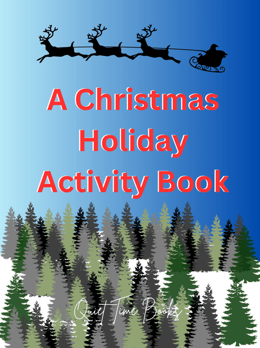 A Printable Christmas Holiday Activity Book - Death World LLC - 