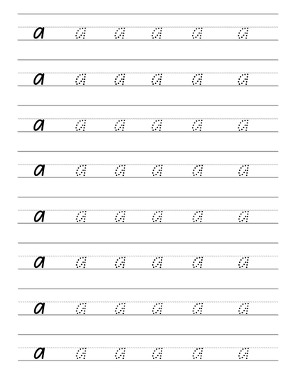 Alphabet Tracing Pages Printable - Death World LLC - 