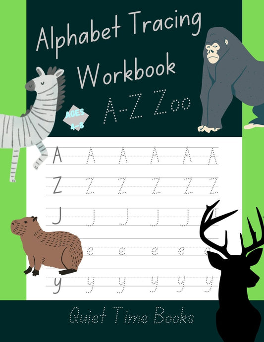 Digital Printable: Alphabet Tracing Pages - Death World LLC - 