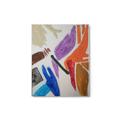 Metal Print: Playful Shapes - Death World LLC - 16″×20″