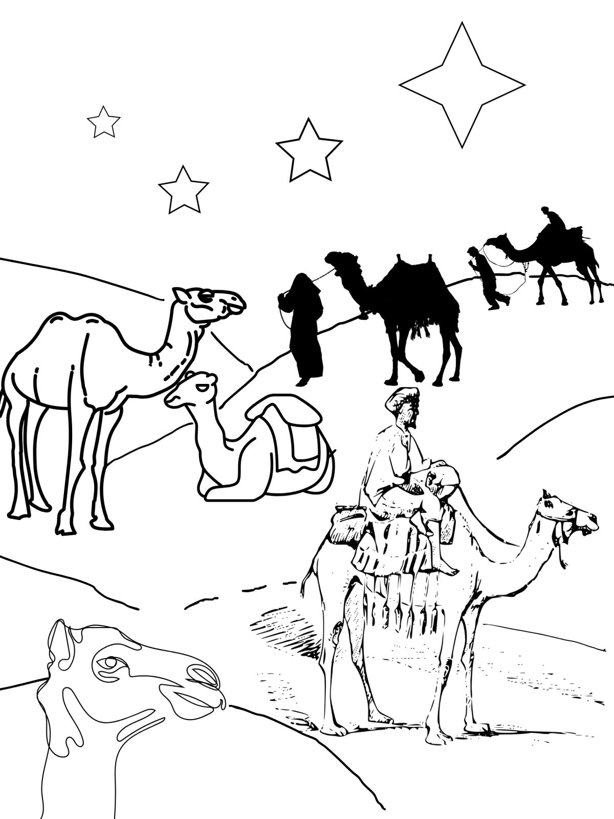 Printable: Nativity Activity Pages - Death World LLC - 