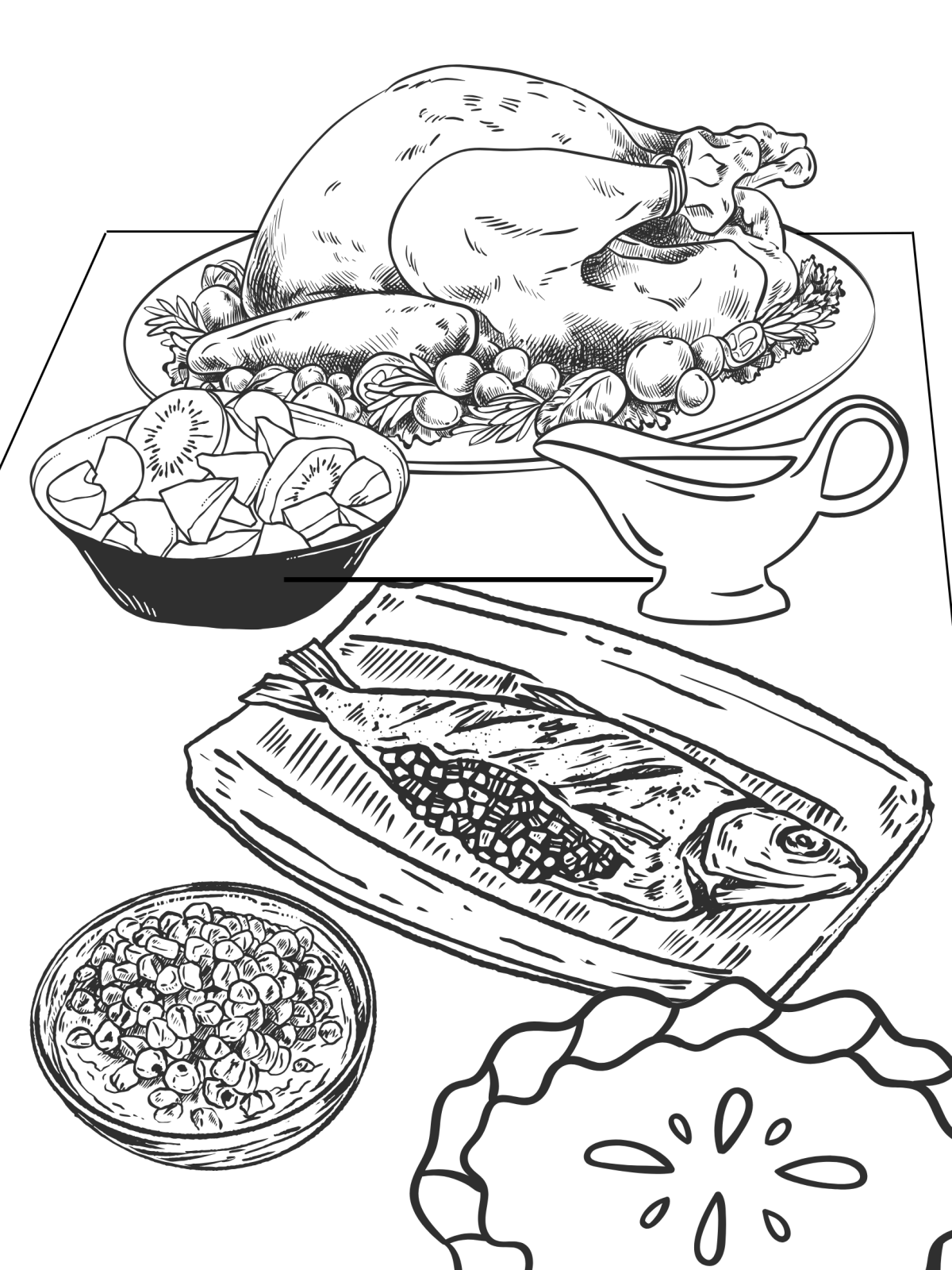 Printable: Thanksgiving Activity Pages - Death World LLC - 