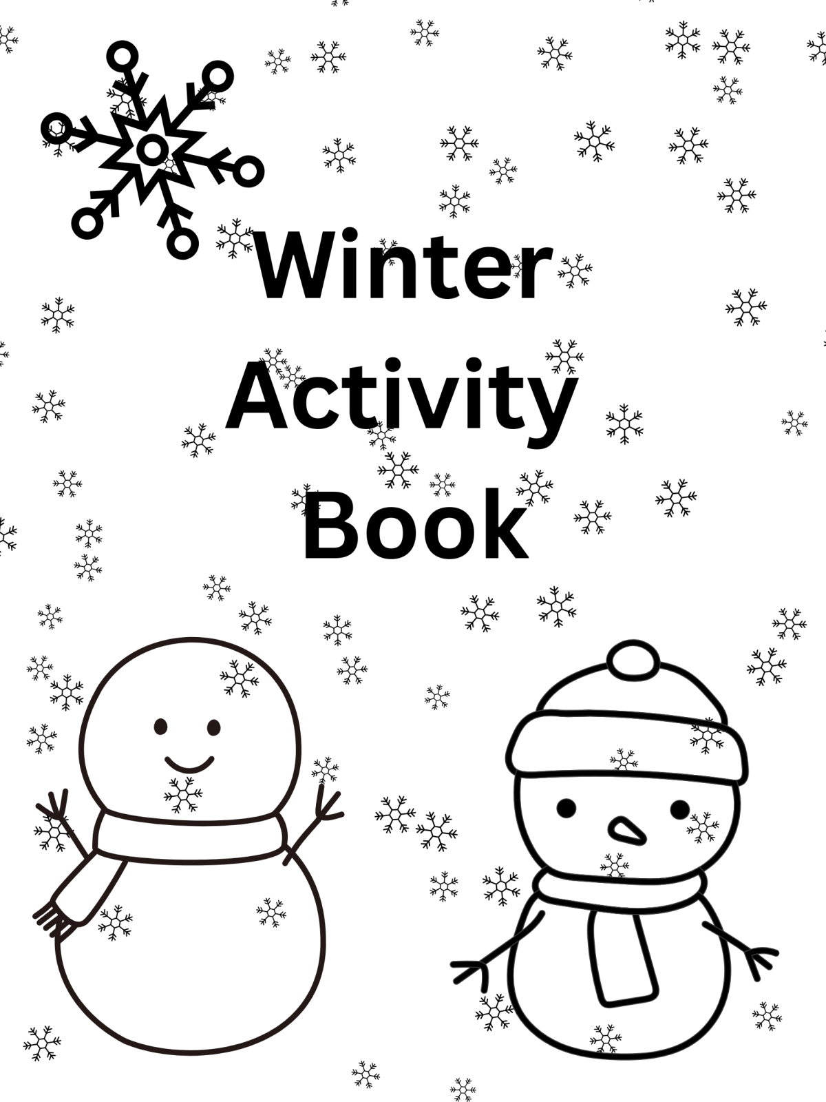Printable: Winter Activity Pages - Death World LLC - 