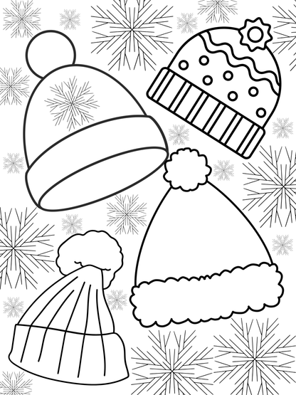 Printable: Winter Activity Pages - Death World LLC - 