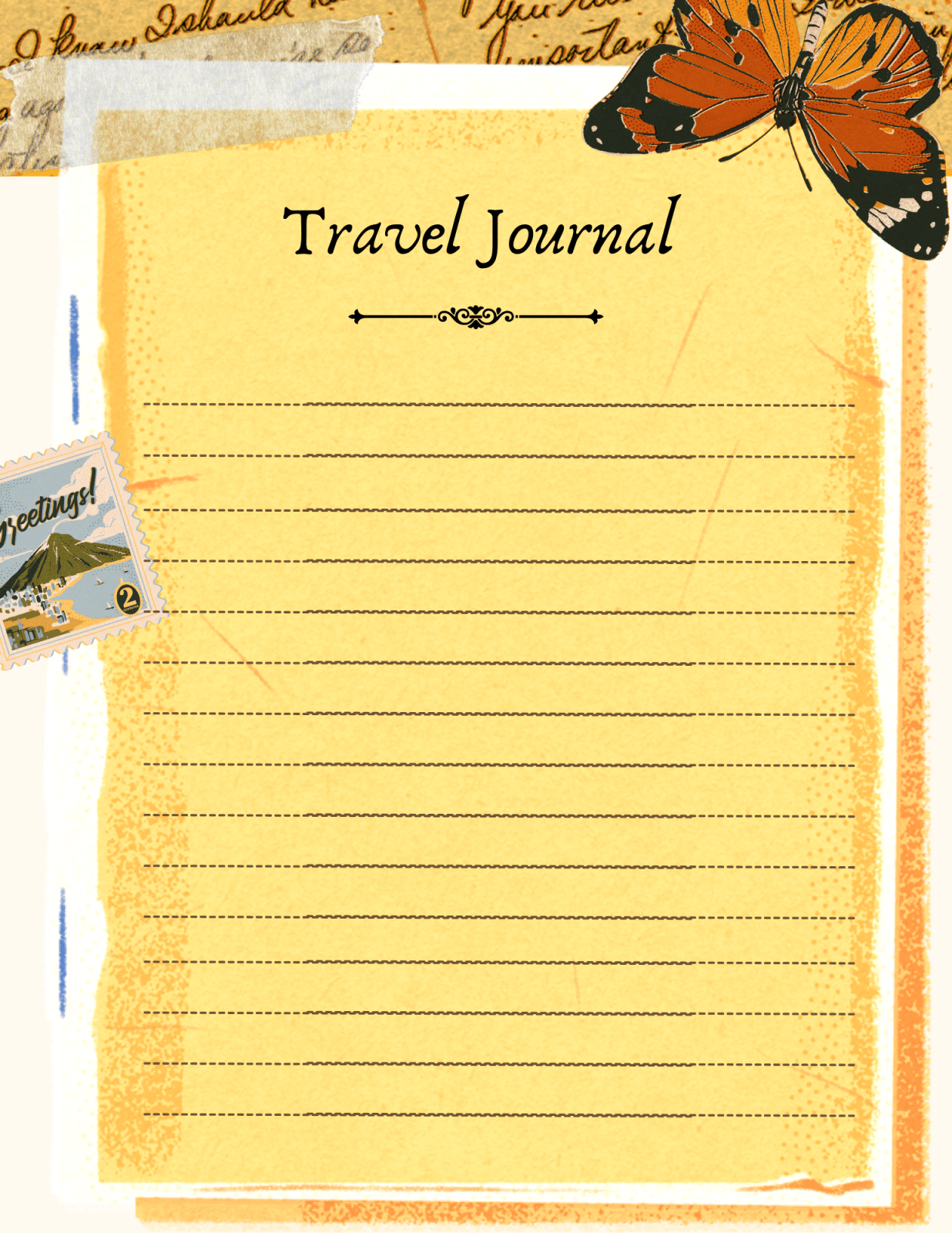 Travel Time Journal and Itinerary for 5 trips: Digital Printable Edition - Death World LLC - 