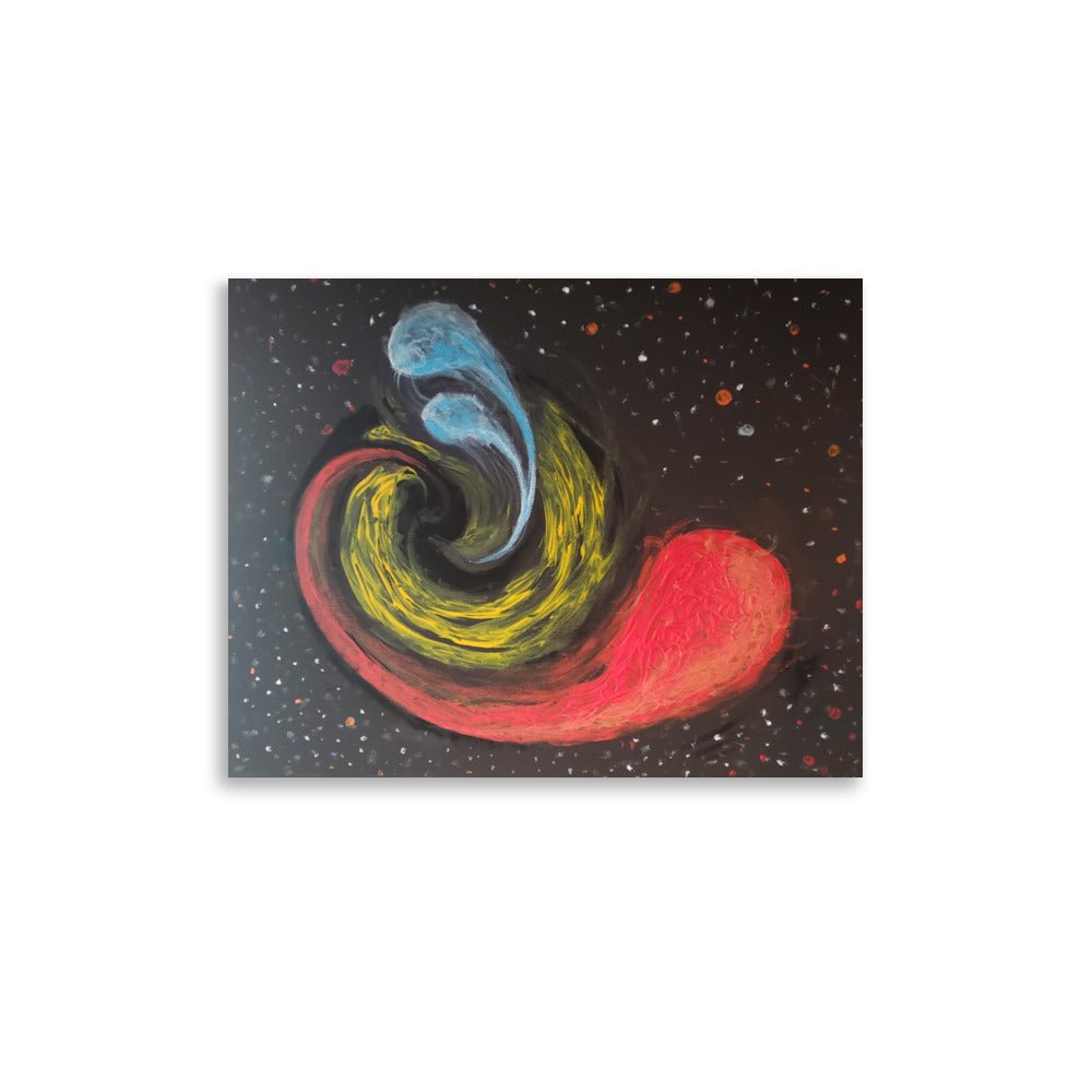 Black Hole Space Photo Paper Print - Death World LLC - 11″×14″