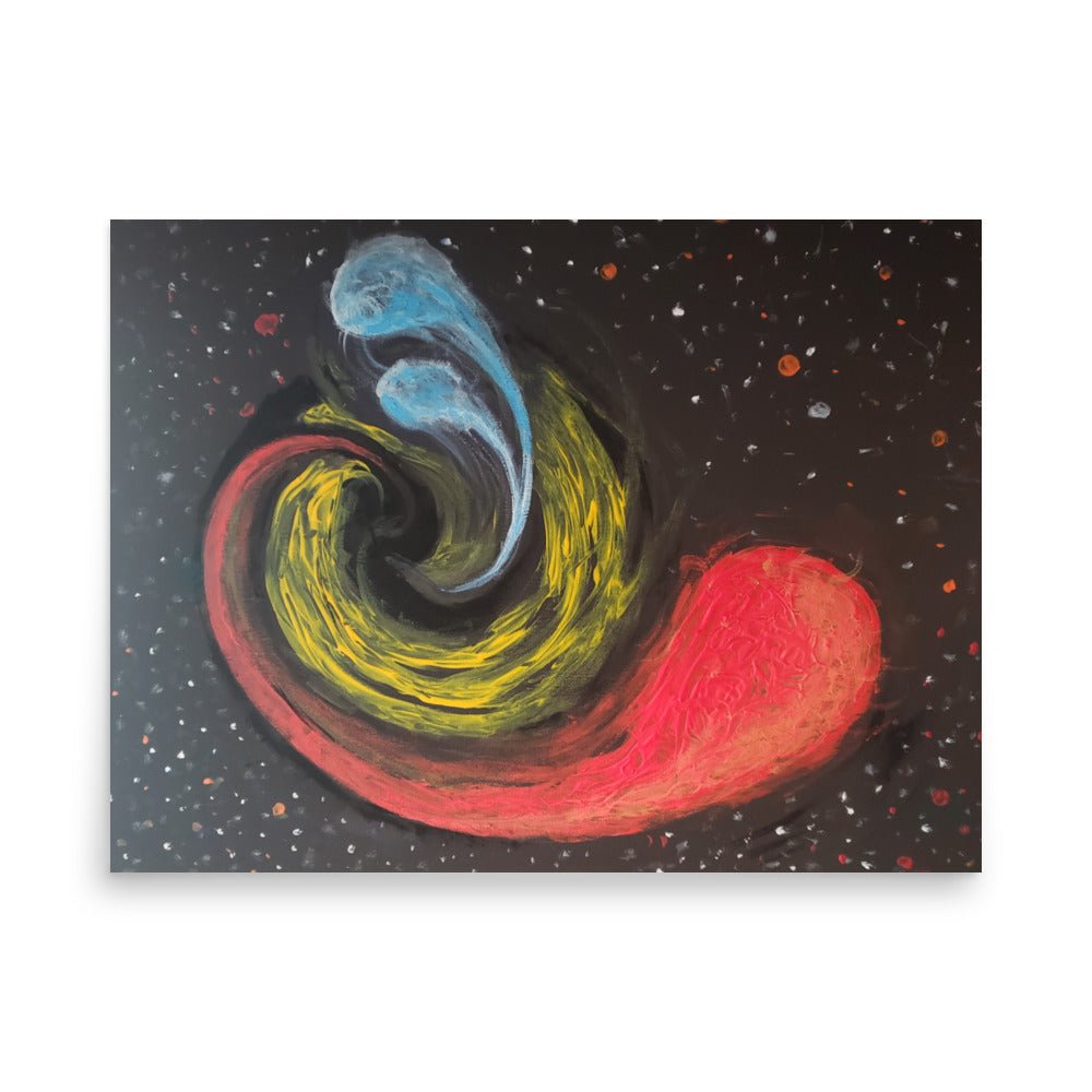 Black Hole Space Photo Paper Print - Death World LLC - 18″×24″