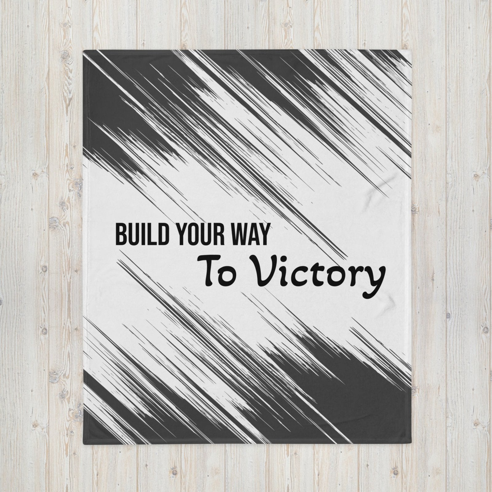 Build Your Way to Victory Throw Blanket - Death World LLC - 50″×60″