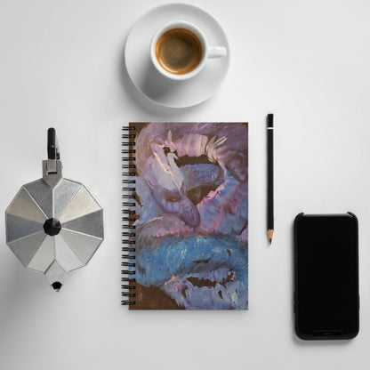 Cosmic Dragon Spiral Dotted Notebook - Death World LLC -