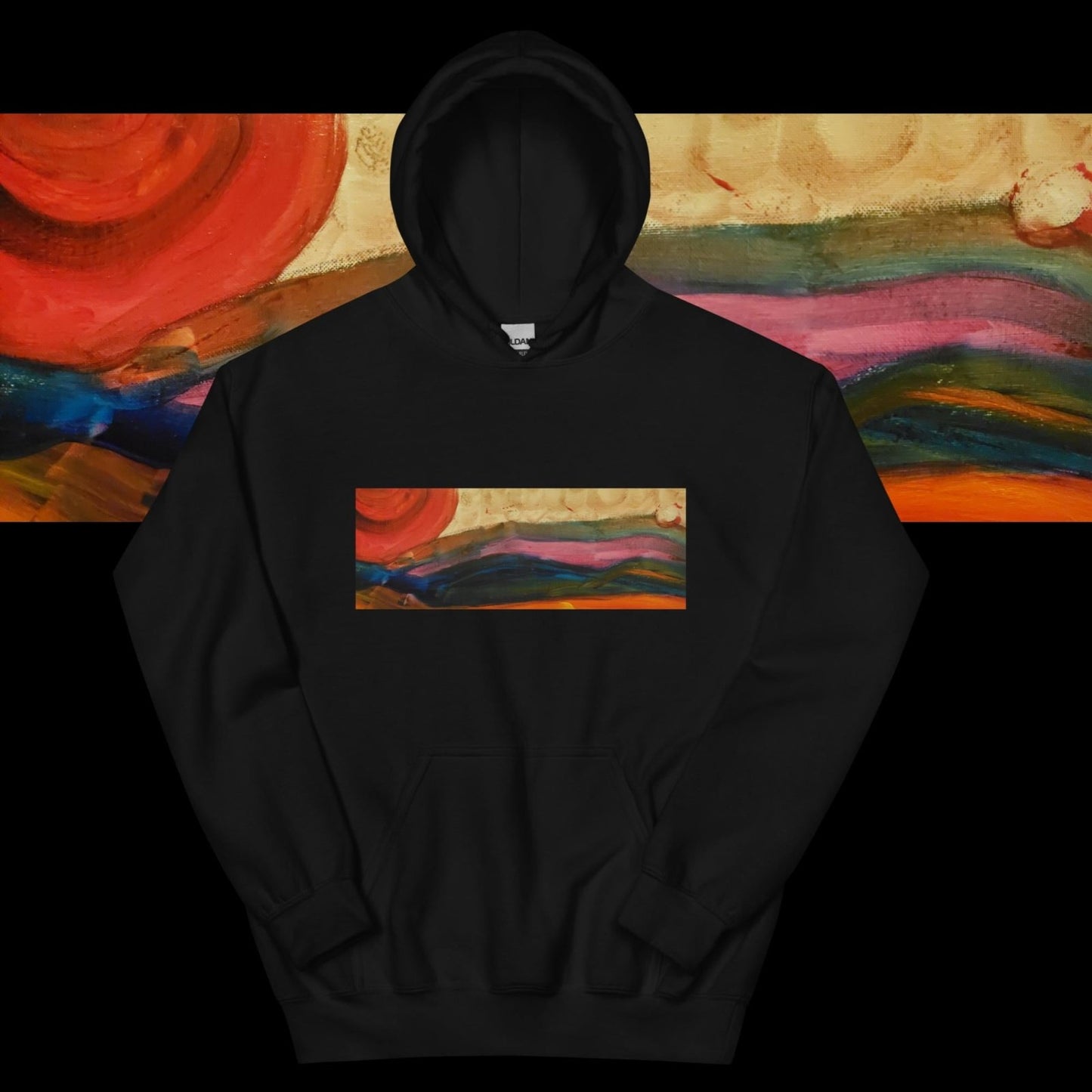 Desert Sunset Unisex Hoodie - Death World LLC - Black